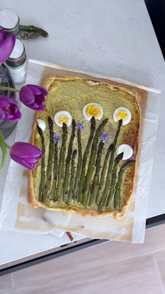 torta salata agli asparagi